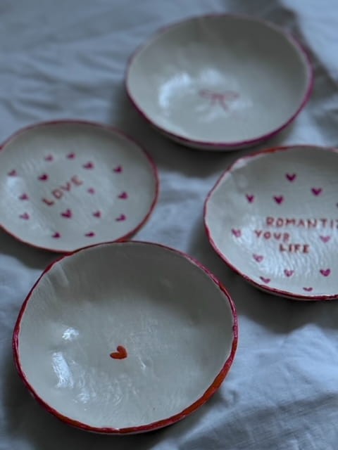 CERAMICZNA MISECZKA NA BIŻUTERIĘ SERCE
