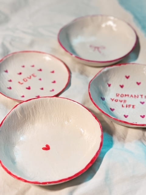 CERAMICZNA MISECZKA NA BIŻUTERIĘ SERCE